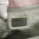 PRADA Tote Bag Nylon Pink Silver Auth bs32378-10