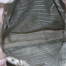 PRADA Tote Bag Nylon Pink Silver Auth bs32378-11