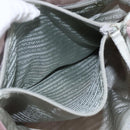 PRADA Tote Bag Nylon Pink Silver Auth bs32378-22