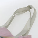 PRADA Tote Bag Nylon Pink Silver Auth bs32378-8