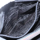 PRADA Handtasche Nylon Grau Silber Auth bs32381-21