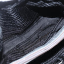 PRADA Handtasche Nylon Grau Silber Auth bs32381-23