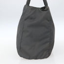 PRADA Handtasche Nylon Grau Silber Auth bs32381-4