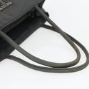 PRADA Handtasche Nylon Grau Silber Auth bs32381-7