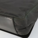 PRADA Shoulder Bag Nylon Gray Silver Auth bs32382-12