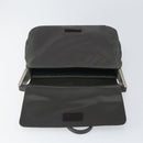 PRADA Shoulder Bag Nylon Gray Silver Auth bs32382-15