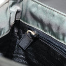 PRADA Shoulder Bag Nylon Gray Silver Auth bs32382-20