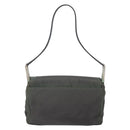 PRADA Shoulder Bag Nylon Gray Silver Auth bs32382-3