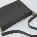 PRADA Shoulder Bag Nylon Gray Silver Auth bs32382-6