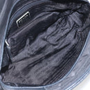 PRADA Tote Bag Nylon Black Silver Auth bs32383-11
