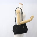 PRADA Tote Bag Nylon Black Silver Auth bs32383-25