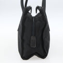 PRADA Tote Bag Nylon Black Silver Auth bs32383-4