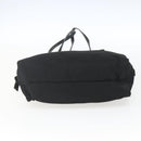 PRADA Tote Bag Nylon Black Silver Auth bs32383-5