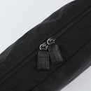 PRADA Clutch Bag Nylon Black Silver Auth bs32384-13