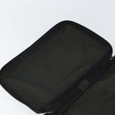 PRADA Clutch Bag Nylon Black Silver Auth bs32384-15