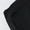 PRADA Clutch Bag Nylon Black Silver Auth bs32384-9