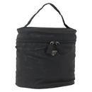 PRADA Hand Bag Nylon Black Silver Auth bs32385-1