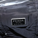 PRADA Hand Bag Nylon Black Silver Auth bs32385-19