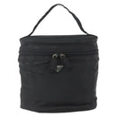PRADA Hand Bag Nylon Black Silver Auth bs32385-13
