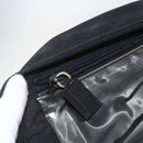 PRADA Hand Bag Nylon Black Silver Auth bs32385-22