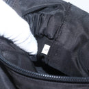 PRADA Hand Bag Nylon Black Silver Auth bs32385-12