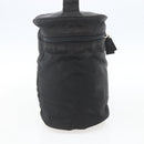 PRADA Hand Bag Nylon Black Silver Auth bs32385-3