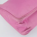 PRADA Hand Pouch Nylon Pink Auth bs32387-11
