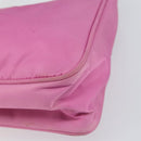 PRADA Hand Pouch Nylon Pink Auth bs32387-12