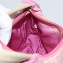 PRADA Hand Pouch Nylon Pink Auth bs32387-18