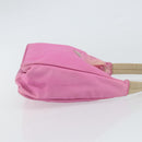 PRADA Hand Pouch Nylon Pink Auth bs32387-4