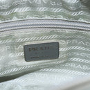 PRADA Shoulder Bag Nylon Light Blue Silver Auth bs32390-16