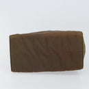 PRADA Hand Bag Nylon Khaki Gold Auth bs32391-5
