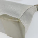 PRADA Sports Umhängetasche Nylon Grau Silber Auth bs32392-15
