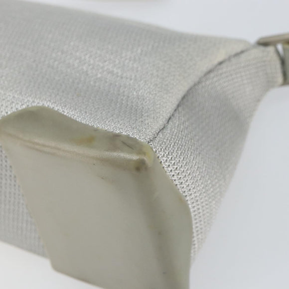 PRADA Sports Umhängetasche Nylon Grau Silber Auth bs32392