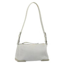 PRADA Sports Umhängetasche Nylon Grau Silber Auth bs32392-1