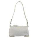 PRADA Sports Umhängetasche Nylon Grau Silber Auth bs32392-13