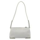 PRADA Sports Umhängetasche Nylon Grau Silber Auth bs32392-2