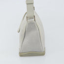 PRADA Sports Umhängetasche Nylon Grau Silber Auth bs32392-3