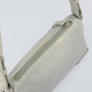PRADA Sports Umhängetasche Nylon Grau Silber Auth bs32392-6