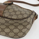 GUCCI GG Supreme Web Sherry Line Bag PVC Beige Gold 89 02 032 Auth bs32397-15