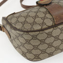 GUCCI GG Supreme Web Sherry Line Bag PVC Beige Gold 89 02 032 Auth bs32397-16