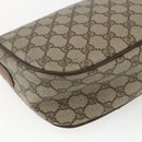 GUCCI GG Supreme Web Sherry Line Bag PVC Beige Gold 89 02 032 Auth bs32397-18