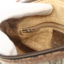 GUCCI GG Supreme Web Sherry Line Bag PVC Beige Gold 89 02 032 Auth bs32397-21