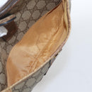 GUCCI GG Supreme Web Sherry Line Bag PVC Beige Gold 89 02 032 Auth bs32397-11