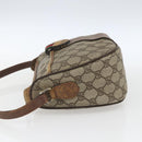 GUCCI GG Supreme Web Sherry Line Bag PVC Beige Gold 89 02 032 Auth bs32397-3