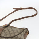 GUCCI GG Supreme Web Sherry Line Bag PVC Beige Gold 89 02 032 Auth bs32397-14