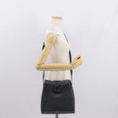 LOEWE Shoulder Bag Leather Navy Gold Auth bs32406-25