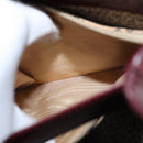 CARTIER Shoulder Bag Leather Bordeaux Gold Auth bs32407-20