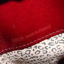 CARTIER Shoulder Bag Leather Bordeaux Gold Auth bs32407-21