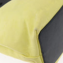 LOEWE Tote Bag Canvas Yellow Gold Auth bs32409-9